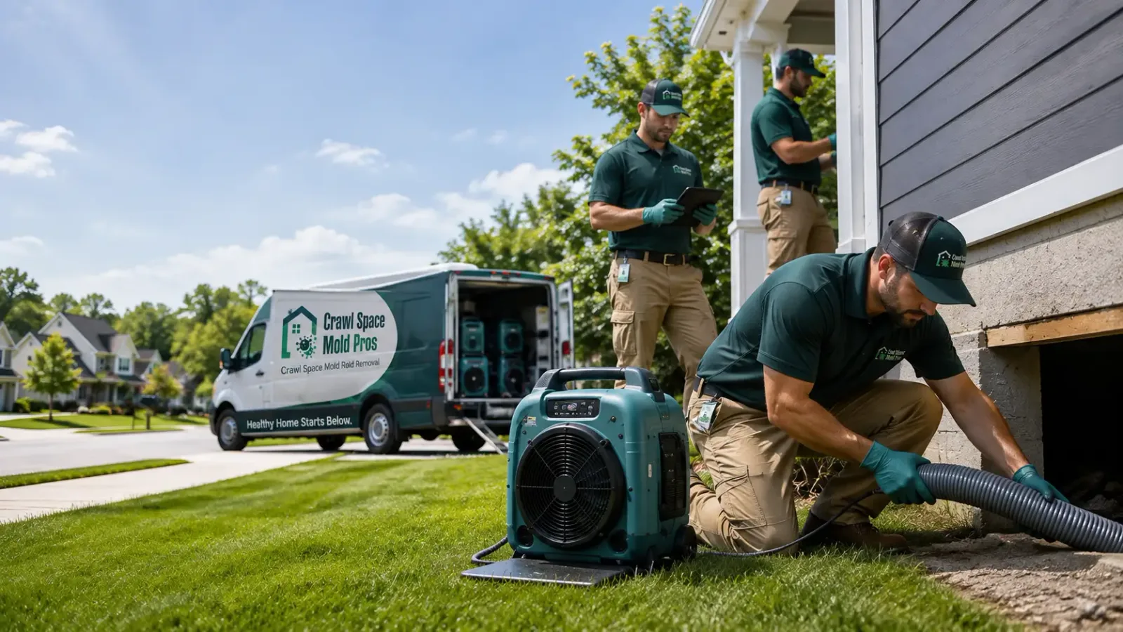 Crawl Space Mold Removal in Vandalia, IL